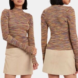 Ronny Kobo Octavia Space Dye Turtleneck Sweater